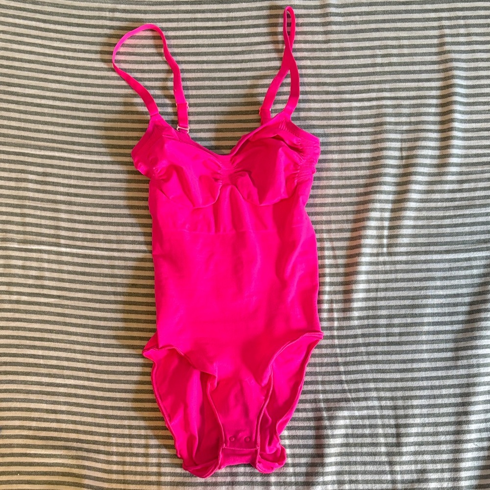 SKIMS Hot Pink Bodysuit